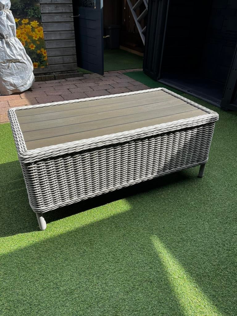 Salon tuintafel, Ophalen of Verzenden, Zo goed als nieuw, Rechthoekig