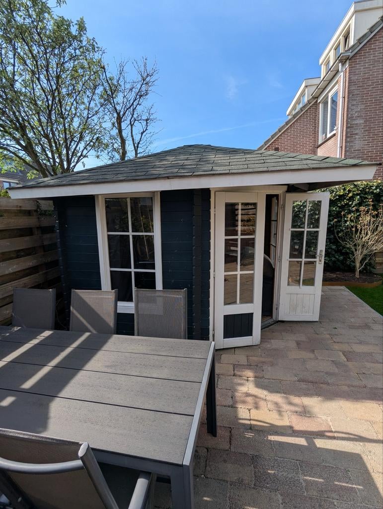 Gratis tuinhuis schuur, Tuin en Terras, Tuinhuizen, Ophalen, Gebruikt, 250 tot 500 cm