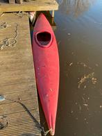 Rode 1-persoons kano, 4 meter lang, Watersport en Boten, Kano's, Ophalen, Gebruikt, Eén persoon, Kajak