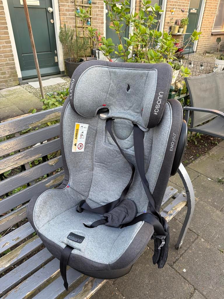 Osann Eno360 autostoel - Grijs, 0-36 kg, Kinderen en Baby's, Autostoeltjes, Overige merken, Autogordel of Isofix, Gebruikt, Zijbescherming