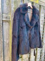 Korte bontjas, Ophalen, Zo goed als nieuw, Maat 42/44 (L), Bruin