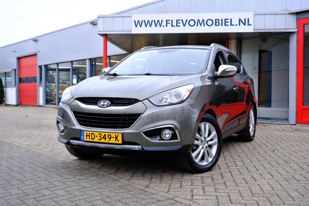 Hyundai Ix35 2.0 CRDi 184pk HP 4WD i-Catcher Aut. Pano|Leder, Auto's, Hyundai, Bedrijf, Te koop, iX35, 4x4, ABS, Achteruitrijcamera