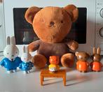 Nijntje speelgoed poppetjes & Boris beer knuffel met rammel, Ophalen of Verzenden, Zo goed als nieuw, Beer