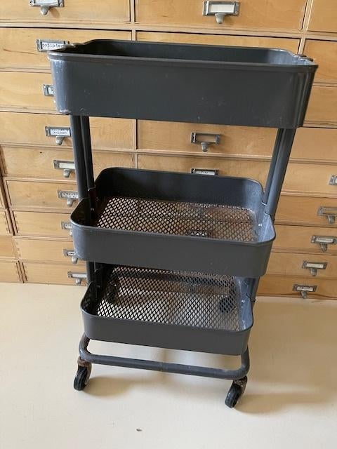 vintage ikea rekje, Huis en Inrichting, Keuken | Keukenbenodigdheden, Ophalen, IKEA, Grijs, Overige typen