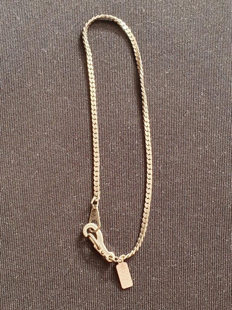 Ketting / armband? Met de tekst gold plated., Ophalen of Verzenden