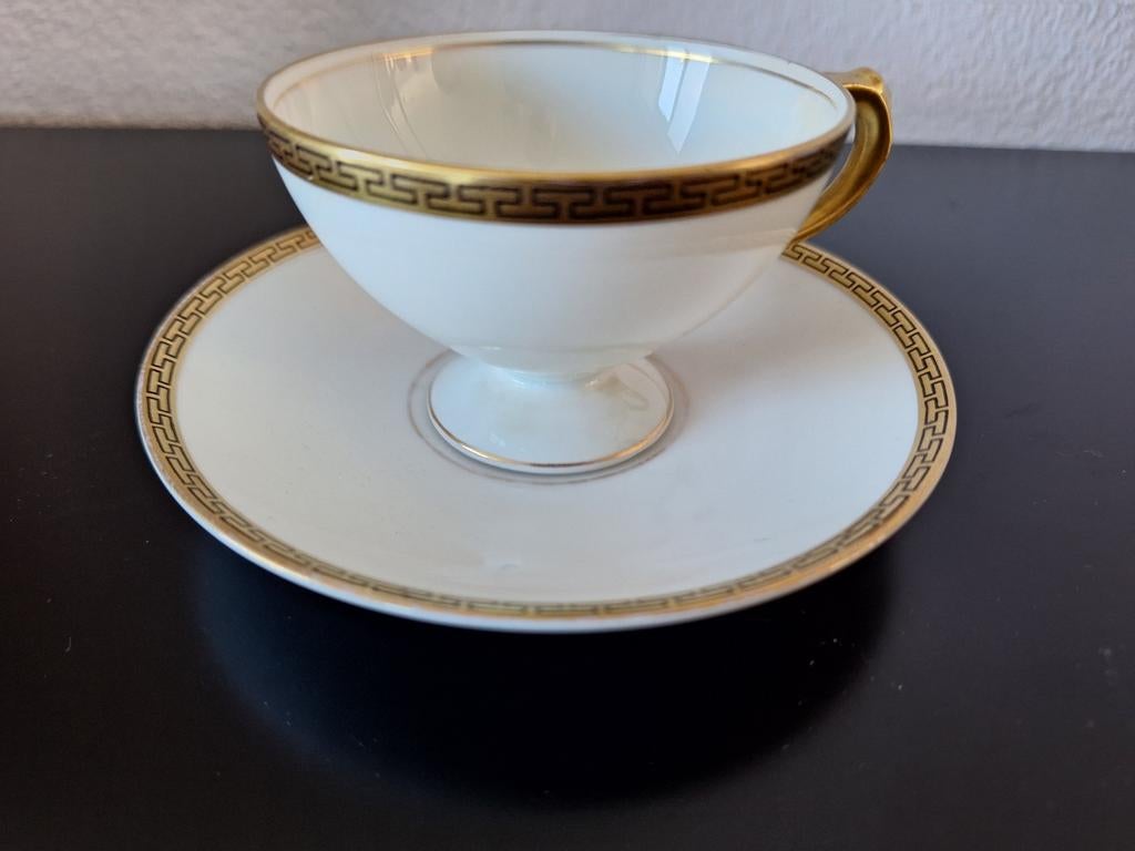 Rosenthal kop en schotels - Klassiek design met gouden rand, Antiek en Kunst, Ophalen of Verzenden