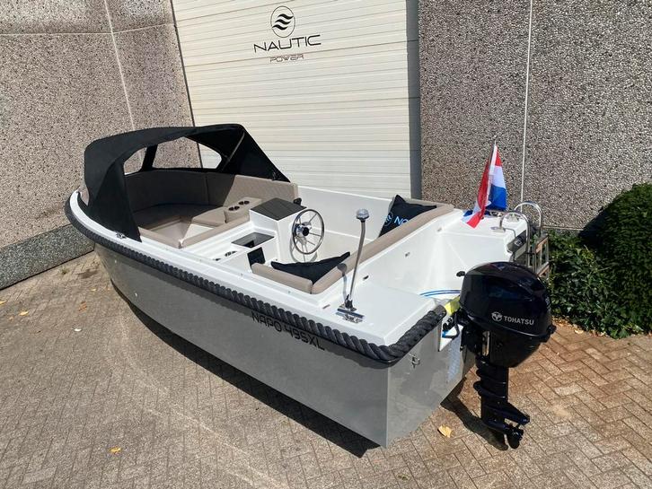 Prachtige NAPO 495XL incl 9.9 pk Suzuki vaarklaar NIEUW!, Watersport en Boten, Sloepen, Zo goed als nieuw, 3 tot 6 meter, Buitenboordmotor