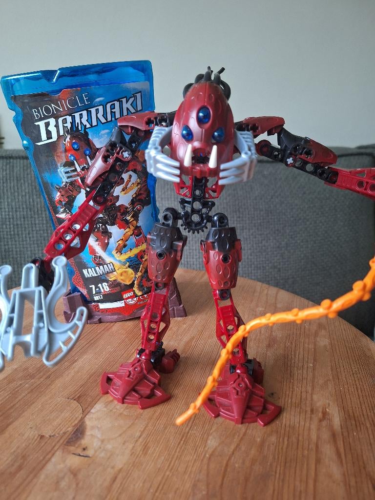 Bionicle barraki Lego Kalmah inclusief box, Bionicle, Lego, Ophalen of Verzenden, Zo goed als nieuw