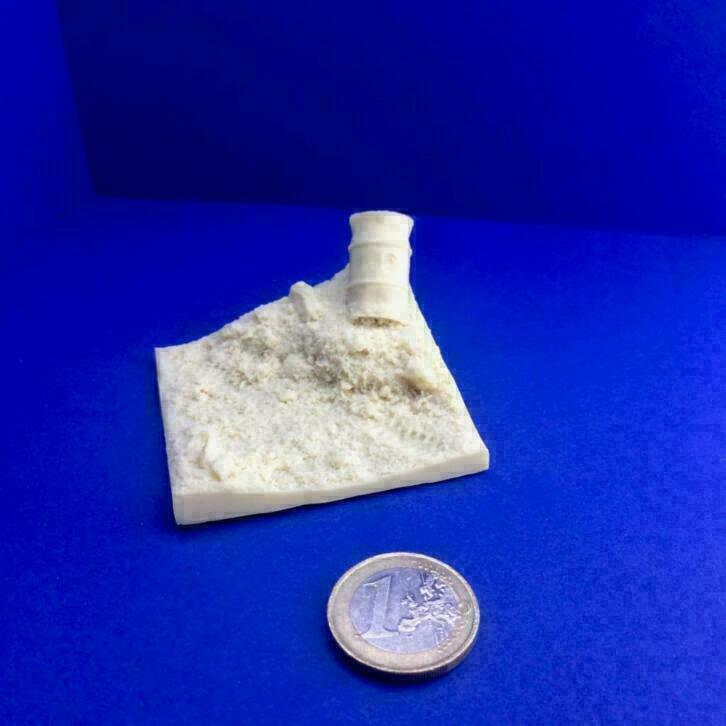 resin Diorama base - DRUM 1/35 [ DI 6 ], Ophalen of Verzenden, Nieuw, 1:35 tot 1:50