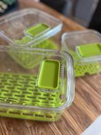 Fresh bewaardozen voor groenten en fruit (3 stuks), Ophalen, Gebruikt