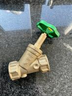 Schuine zitklep messing DVGW, Ophalen of Verzenden, Nieuw