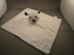bambino beer/ poes doekje wit met zwarte oren en geborduurde, Ophalen of Verzenden, Nieuw, Overige typen