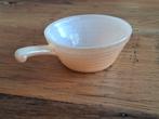Vintage soepkom Fire King Peach Lustre Beehive, Ophalen of Verzenden