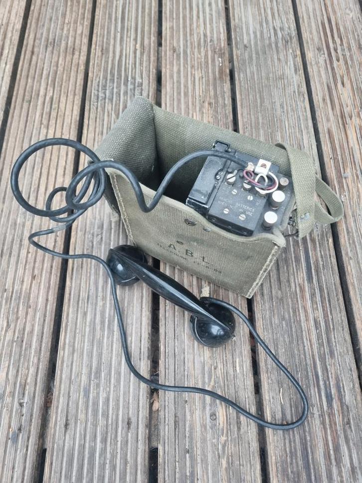 US EE-8 veldtelefoon 2e wereldoorlog. WWII, Verzamelen, Militaria | Tweede Wereldoorlog, Ophalen of Verzenden