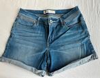 Korte spijkerbroek, Blauw, Ophalen of Verzenden, Zo goed als nieuw, W27 (confectie 34) of kleiner