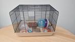 Hamsterhok met diverse accessoires., Dieren en Toebehoren, Knaagdieren en Konijnen | Hokken en Kooien, Ophalen, Minder dan 75 cm