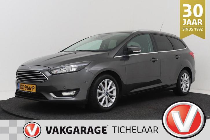 Ford Focus Wagon 1.0 Titanium | Trekhaak | Dealer Ond. | 125, Auto's, Ford, Bedrijf, Te koop, Focus, ABS, Airbags, Airconditioning