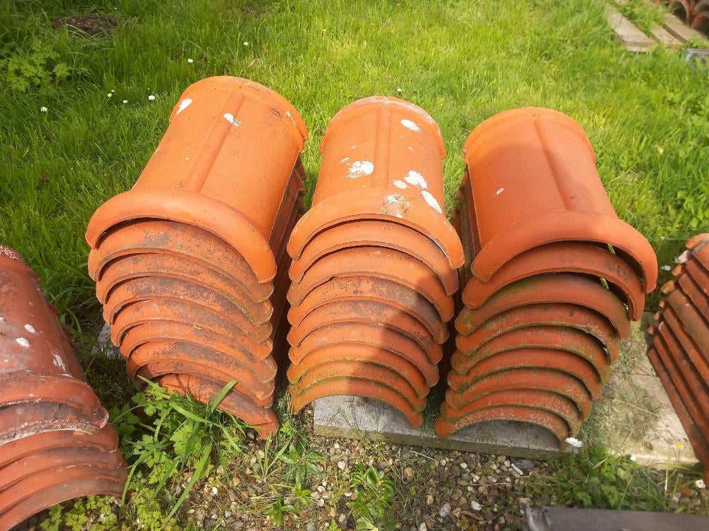 Gebruikte nokvorsten alle modellen en kleuren, Steen of Klei, Zwart, Ophalen of Verzenden, Zo goed als nieuw