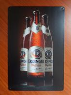 Erdinger 20x30 cm Reclamebord, Verzamelen, Ophalen of Verzenden, Nieuw, Reclamebord, Plaat of Schild, Overige merken