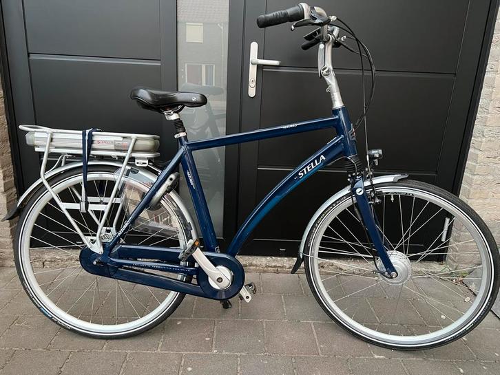 Stella Azzurro electrisch heren fiets, Fietsen en Brommers, Elektrische fietsen, Zo goed als nieuw, Overige merken, 55 tot 59 cm