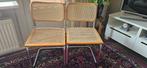 4 Cesca stoelen Marcel Breuer keukenstoelen, Ophalen, Thonet Bauhaus Retro Vintage Rotan hout, Overige kleuren, Zo goed als nieuw