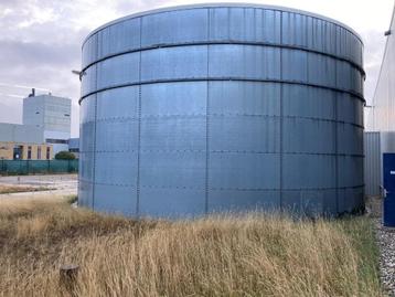Waterbassin, silo, tank, mestopslag,regenwater opslag,1100m3