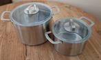 2x RVS pannen ikea 365+, 10L en 5L, Ophalen of Verzenden, Zo goed als nieuw, Rvs, Pannenset