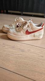 Nike Air Force 1 Low Shadow Shimmer maat 38.5, Nike, Beige, Ophalen of Verzenden, Zo goed als nieuw