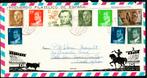 Envelop; Spanje- Zuid Afrika met zegels, Ophalen of Verzenden, Envelop