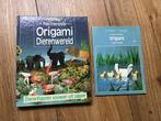 Twee origami boekenom dieren te vouwen, Ophalen of Verzenden, Gebruikt