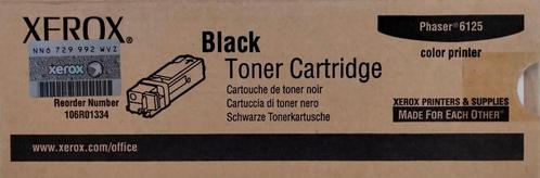 Originele Xerox toner cartridge 106R01334 Phaser 6125 Black, Computers en Software, Printerbenodigdheden, Nieuw, Toner, Ophalen of Verzenden