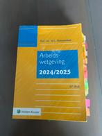 Wetboek arbeidswetgeving 2024/2025, Ophalen of Verzenden, Zo goed als nieuw, Overige niveaus