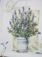 Borduurpatroon  Lavendel in pot   nr 6227, Verzenden, Nieuw, Handborduren, Patroon