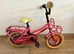 Loekie pick up roze meisjes fiets 12 inch, 14 inch of minder, Gebruikt, Ophalen of Verzenden, Loekie