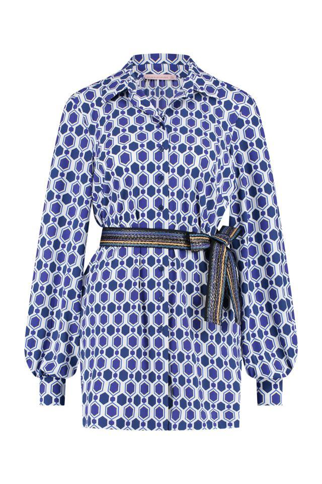 ZGAN! Studio Anneloes Janouk Hexagon blouse maat L!, Kleding | Dames, Blouses en Tunieken, Zo goed als nieuw, Maat 42/44 (L), Overige kleuren