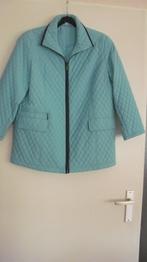 Aqua blauw gewatteerde tussendoor-Jas maat 44, Ophalen of Verzenden, Zo goed als nieuw, Blauw, Jas of Mantel