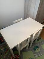 Kindertafel inclusief 3 stoelen, Ophalen, Gebruikt, Tafel(s) en Stoel(en)