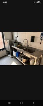 Horeca Wasstraat Compleet, Huis en Inrichting, Keuken | Complete keukens, Ophalen, Gebruikt, Enkelwandige keuken