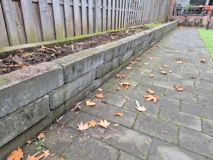 Stapel Stenen/Tuinmuur, Tuin en Terras, Bielzen en Borders, Gebruikt, Blok, Beton, Minder dan 25 cm, Minder dan 100 cm, Minder dan 25 cm