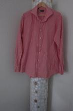 Suitsupply overhemd geblokt roze 44, Halswijdte 43/44 (XL), Suitsupply, Ophalen of Verzenden, Roze