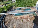 Tunnelkas 4 meter breed, 220 hoog, Tuin en Terras, Kassen, Ophalen, Glas, Gebruikt, Aluminium