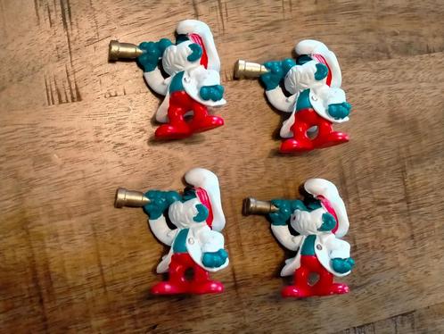 Smurfen smurf kapitein wit grote smurf pvc figuur, Verzamelen, Smurfen, Gebruikt, Verzenden
