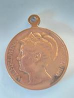 Gedenkpenning 25 Jarig Regeringsjubileum v Wilhelmina 1923, Ophalen of Verzenden, Brons