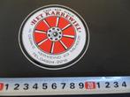 sticker milheeze café bar disco het karrewiel w derks, Ophalen, Zo goed als nieuw
