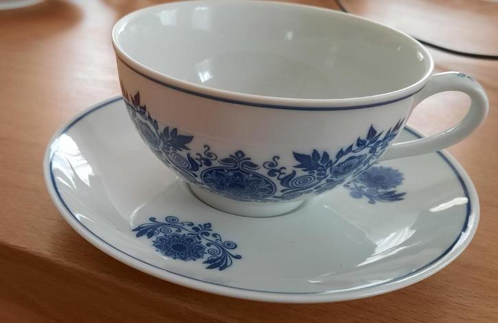 Vintage Mosa Maastricht kop en schotel, Antiek en Kunst, Antiek | Servies los, Ophalen of Verzenden