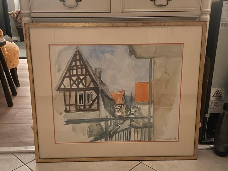 Ad Merx - Oberhöchstadt, Frankfurt Am Main, Antiek en Kunst, Kunst | Schilderijen | Klassiek, Ophalen of Verzenden