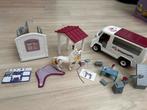 Schleich paardenset, stal en ambulance en pony, Ophalen of Verzenden, Zo goed als nieuw