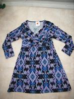 Nieuw: crossover jurk van Lily&me, zwart-lila-blauw mt 42-44, Nieuw, Maat 42/44 (L), Ophalen of Verzenden, Lily & me