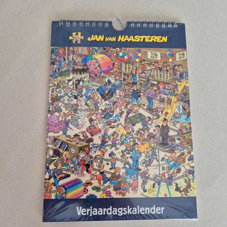 Verjaardag kalender Jan van Haasteren NIEUW, Diversen, Kalenders, Nieuw, Maandkalender, Ophalen of Verzenden