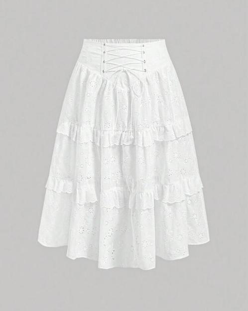 Rok Dionne ** NIEUW **, Kleding | Dames, Grote Maten, Nieuw, Rok, Wit, Verzenden